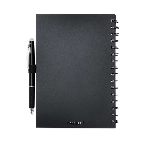 ETERNITY - Santhome Erasable Notebook & Pen Set (Black)