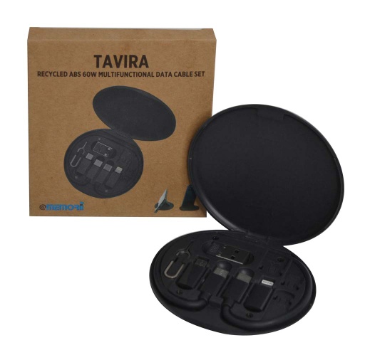 TAVIRA - @memorii Recycled Multi-Cable Set - Black