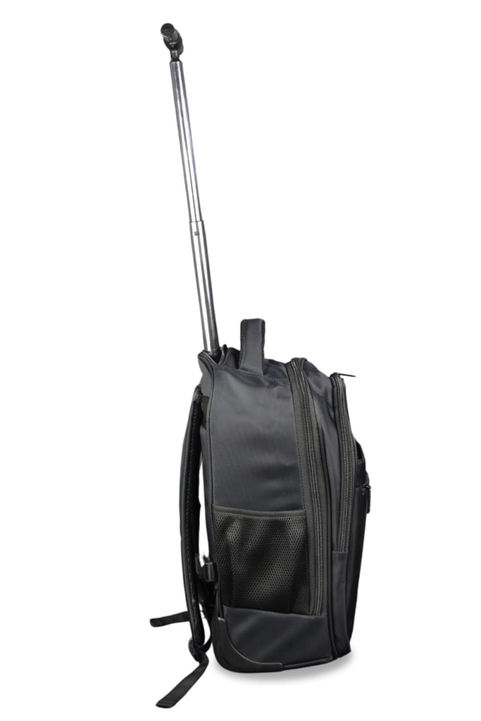 BREE - SANTHOME 2 Wheels Trolley Backpack - Black