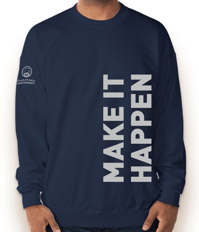 AU Crew Pullover Sweatshirt - Navy Blue