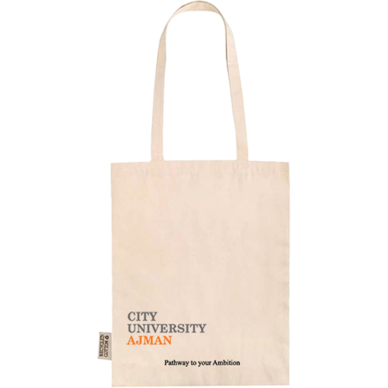 CU Recycled Cotton Tote Bag - Natural