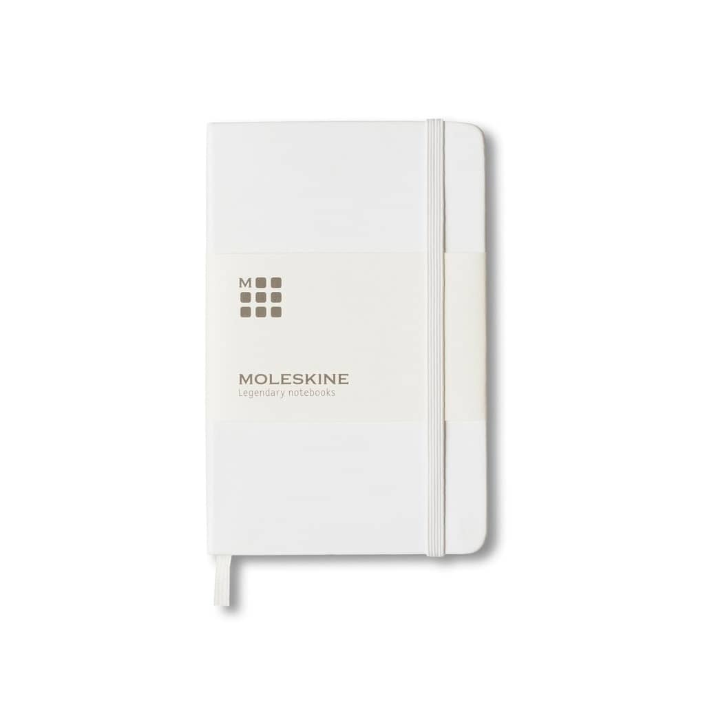 Moleskine Pocket Notebook - Hard Cover - Ruled - White