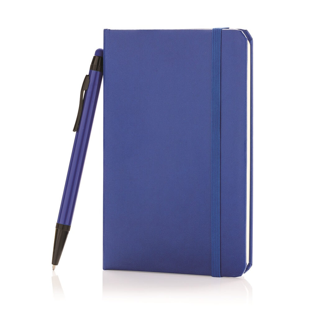 XD A6 Hard Cover Notebook With Stylus Pen - R. Blue