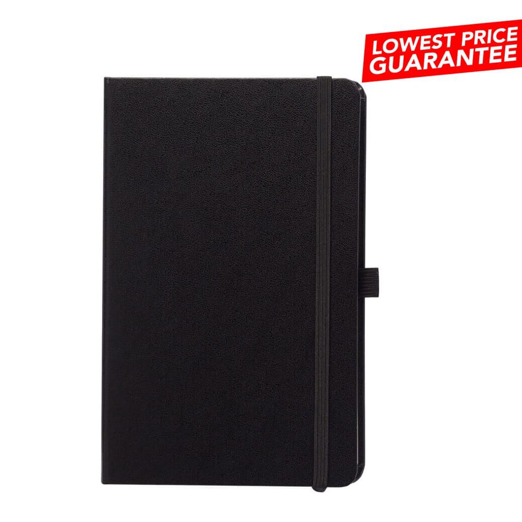 PINGER - Giftology A5 Hard Cover Ruled Notebook - Black