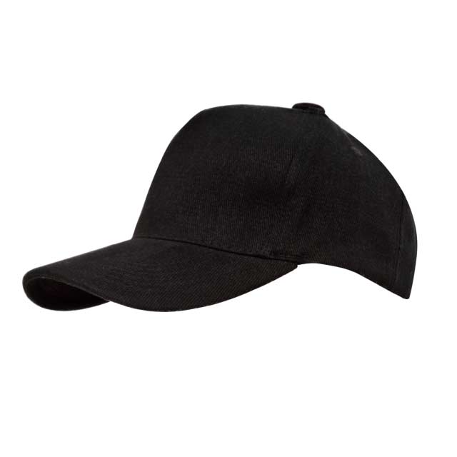 Hans Larsen Cotton Cap-Black