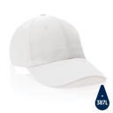 Impact AWARE™ 6 Panel 280gr Recycled Cotton Cap - White