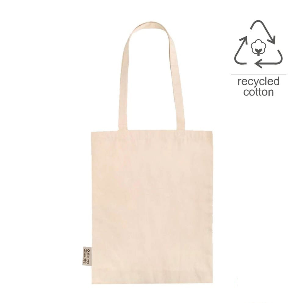 HAREN - Recycled Cotton Tote Bag (140GSM) - Natural